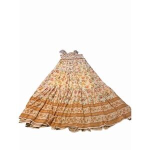 Perfectly Priscilla Floral Maxi Dress Plus 3x Smocked Tiered Cottagecore Boho